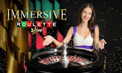 Immersive Roulette live dealer game